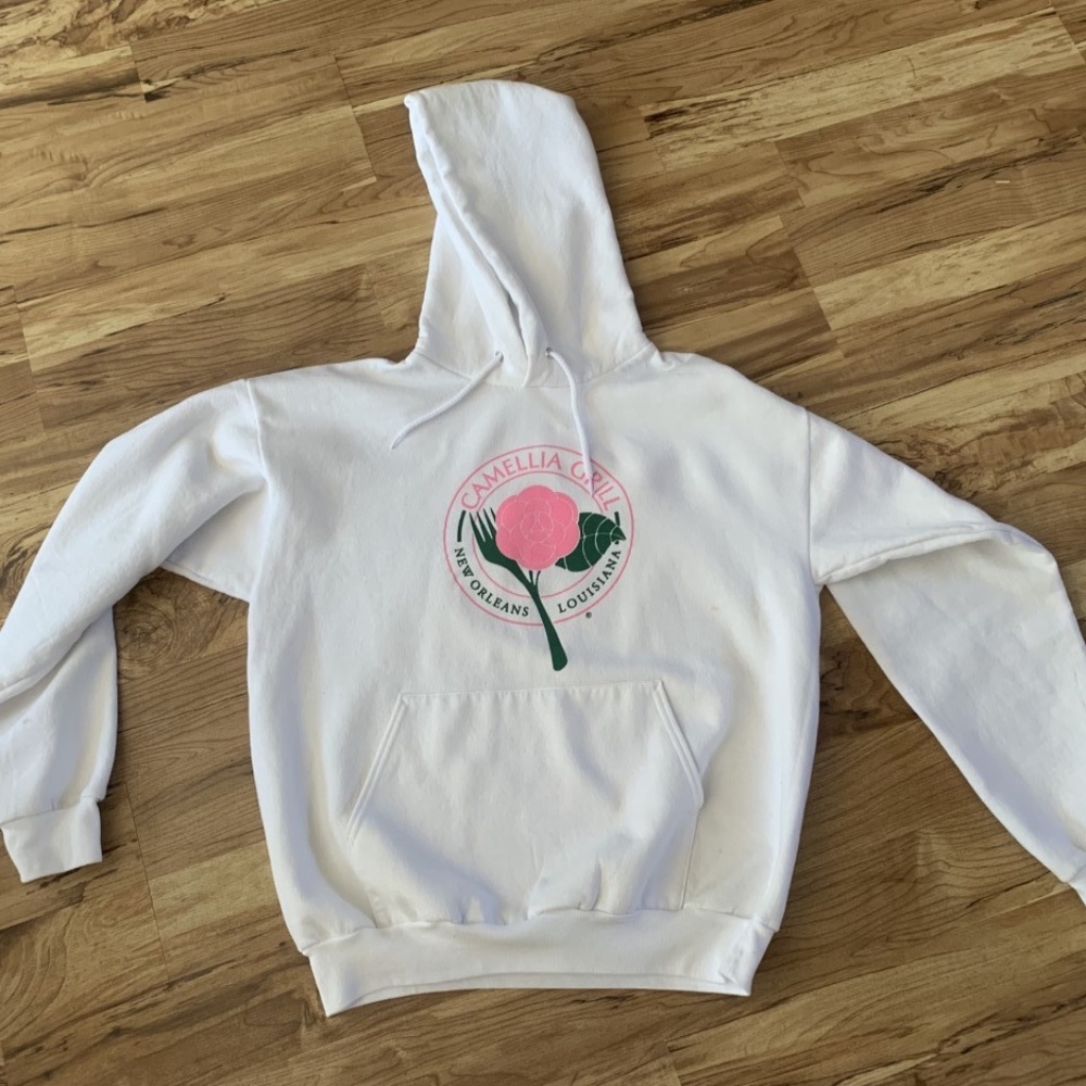 Hanes Camellia Grill Sweatshirt New Orleans Louisiana pullover Hoodie
